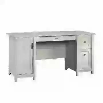 Traditional Style Chalk Wood Effect Desk